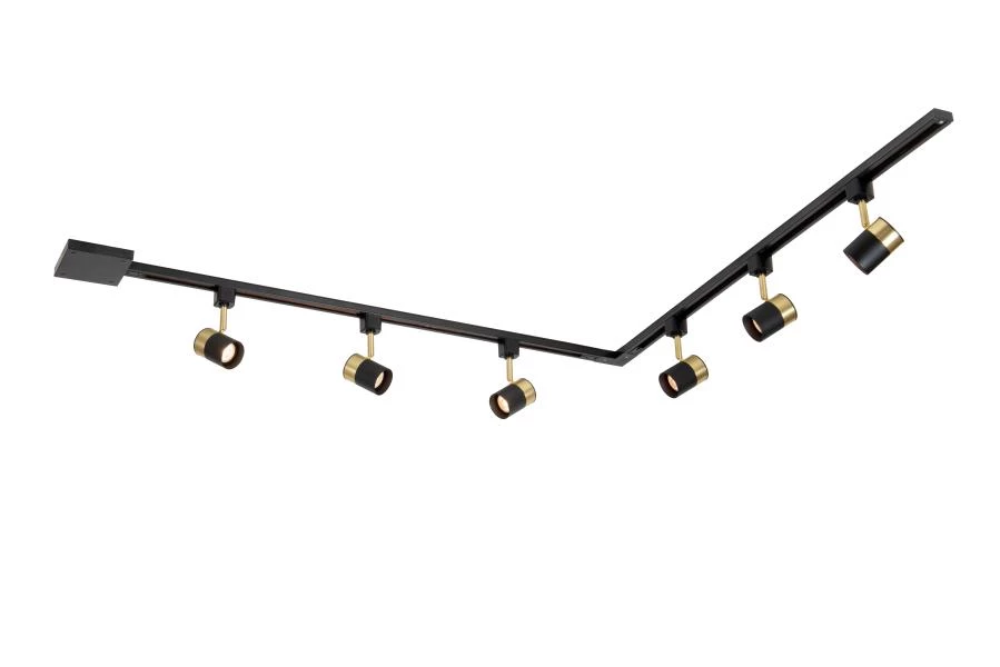Lucide TRACK Starter set - 1-circuit Track lighting system - 2 meters - Black - detail 1